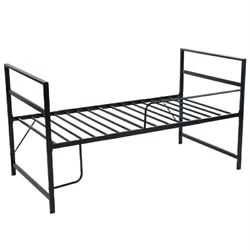 楽天市場】即納【送料無料】【高さ110cm】ロフトベッド パイプベッド