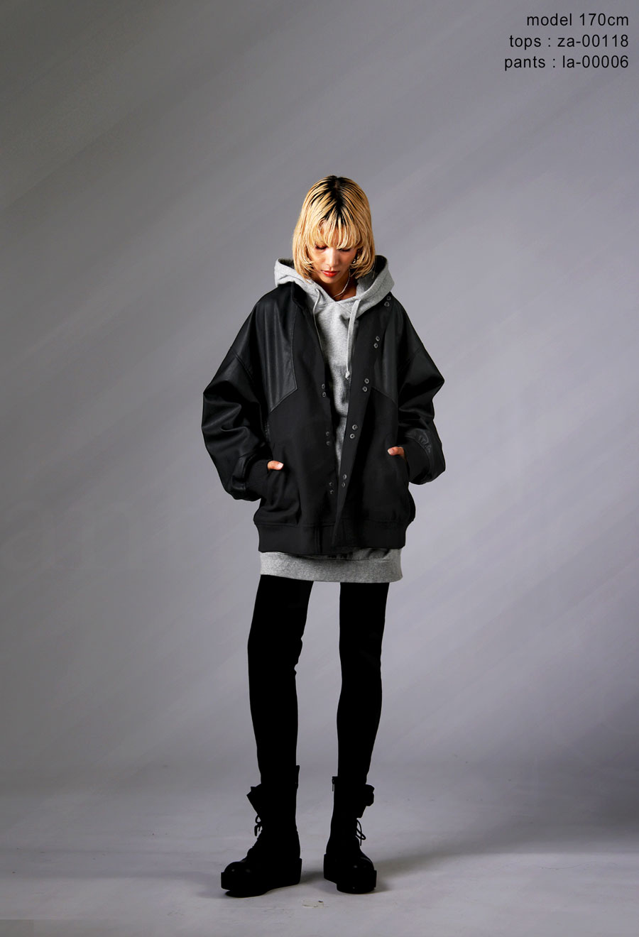 楽天市場】異素材切替 ジャケット レディース リブブルゾン 送料無料