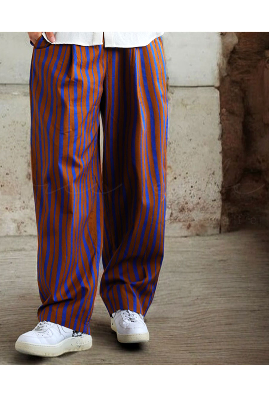 楽天市場】ストライプ柄パンツ パンツ メンズ ボトムス ロング 送料