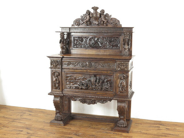 楽天市場】アンティーク 家具 ルネッサンス様式ダイニング14点セット