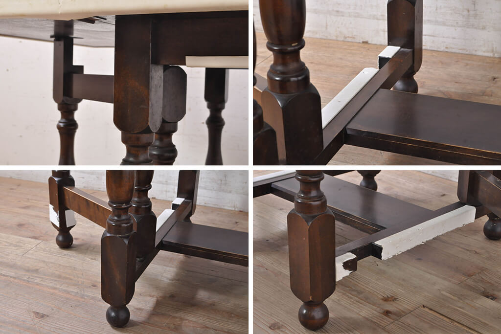 松本民芸家具！M型 高級バタフライテーブル 刻印有 松本民藝家具