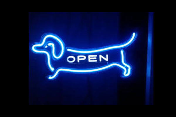 楽天市場】ネオン OPEN ダックスOPEN オープン ダックスフンド