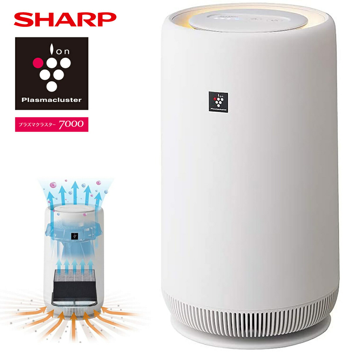 楽天市場】SHARP FU-RC01 小型 空気清浄機 プラズマクラスター 7000
