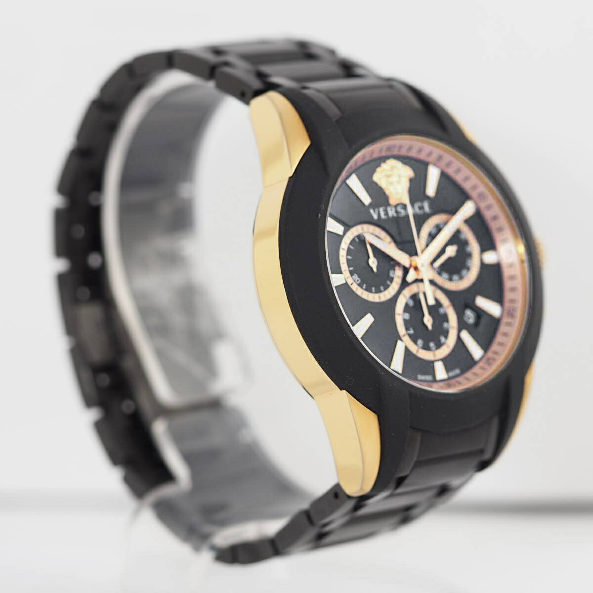 楽天市場】ヴェルサーチ キャラクター クロノグラフ VEM8 GP/PVD