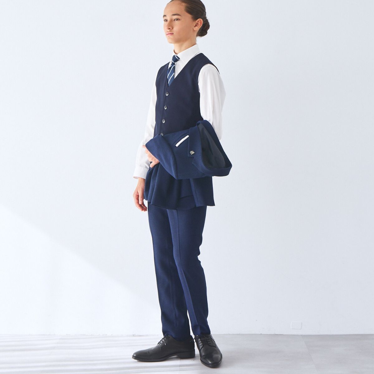 楽天市場】結婚式 卒業式 発表会 スーツ 男の子 ベスト付き グレン