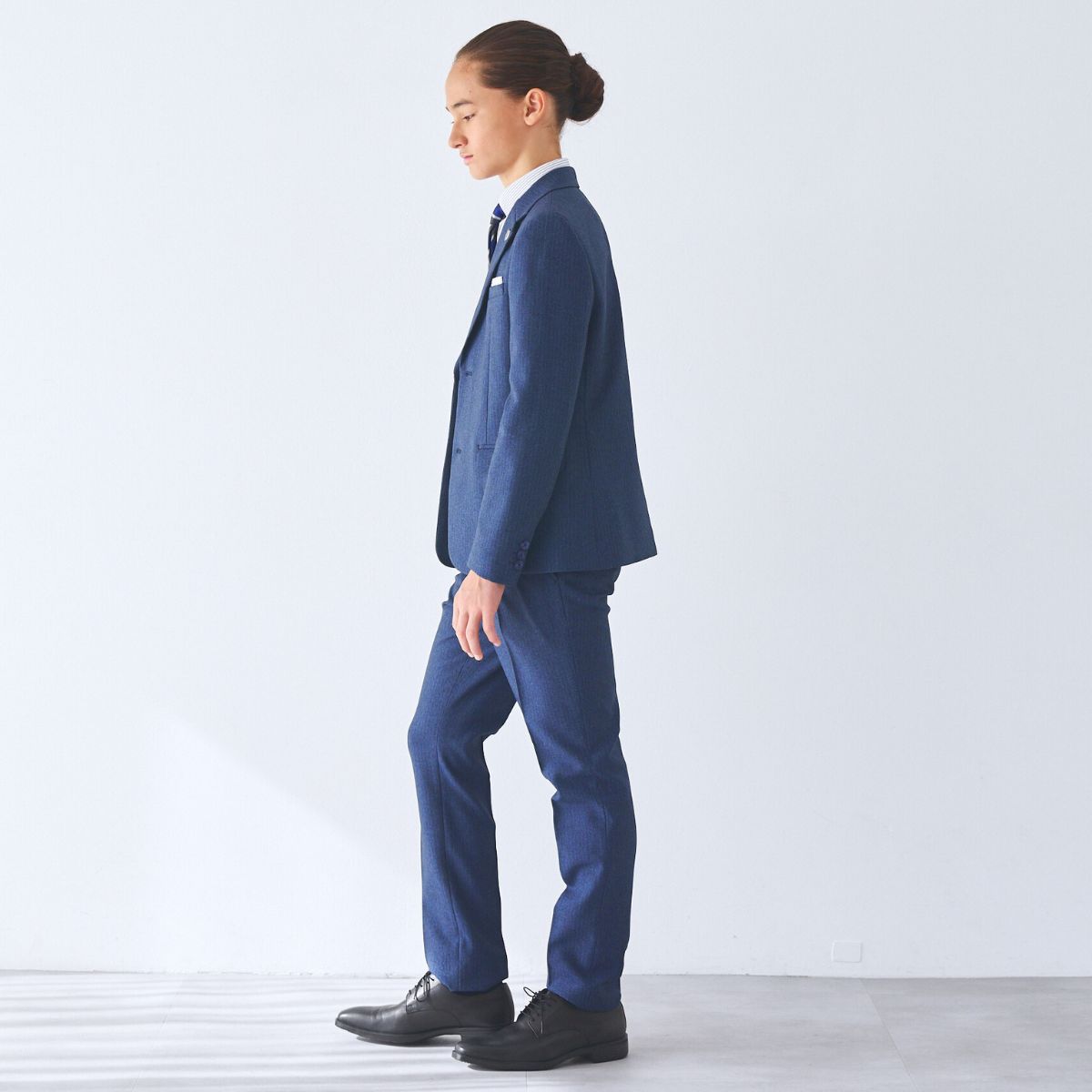 楽天市場】卒業式 スーツ 男の子 小学生 ストライプスリーピーススーツ