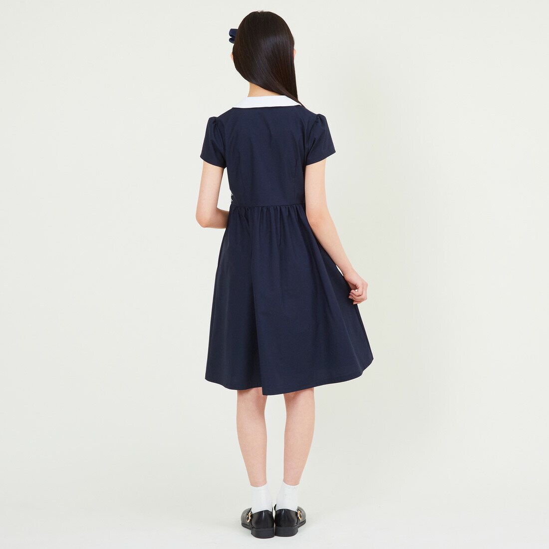 楽天市場】ジュニア ワンピース 半袖 中学受験 通塾 学校説明会 服装