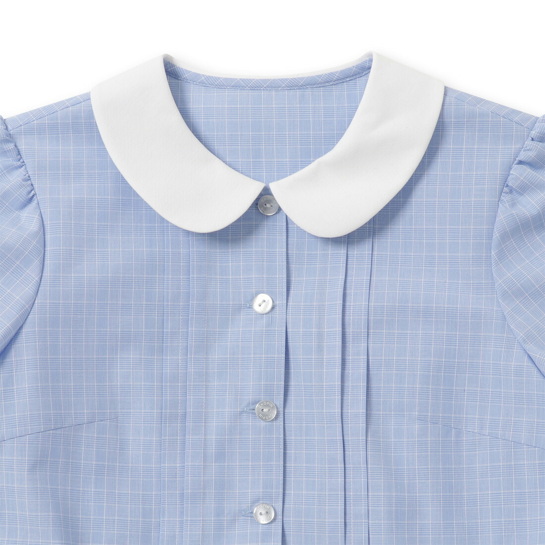 楽天市場】女の子 ワンピース 半袖 子供服 チェック柄お花刺しゅう