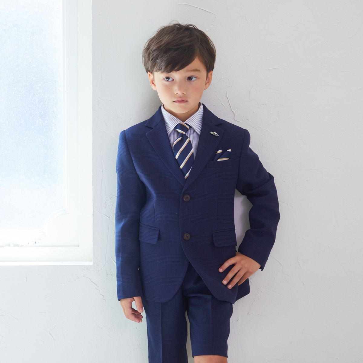 楽天市場】【在庫僅か！】入学式 スーツ 男の子 ネイビーチェック