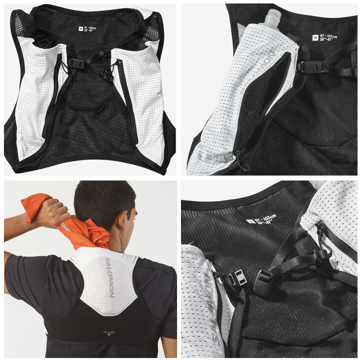 楽天市場】送料無料 サロモン ランニングベスト フラスク(250ml)付