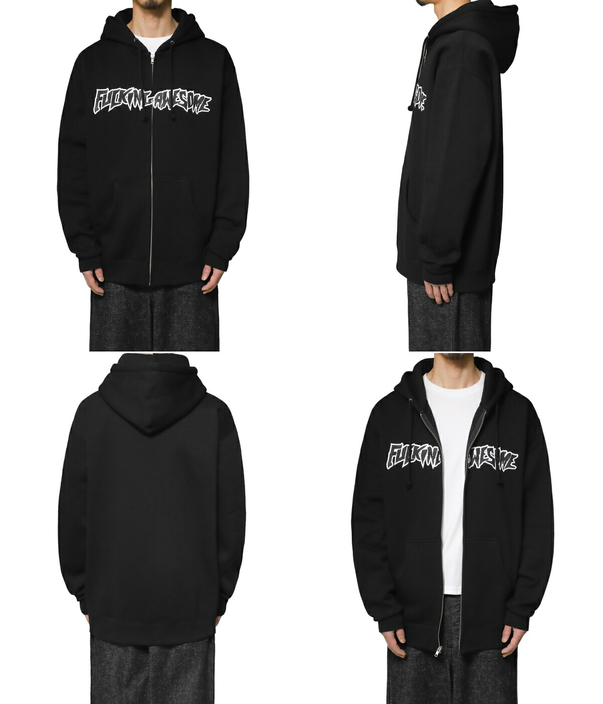 楽天市場】[送料無料]FUCKING AWESOME : Stamp Logo Zip Hoodie : FA
