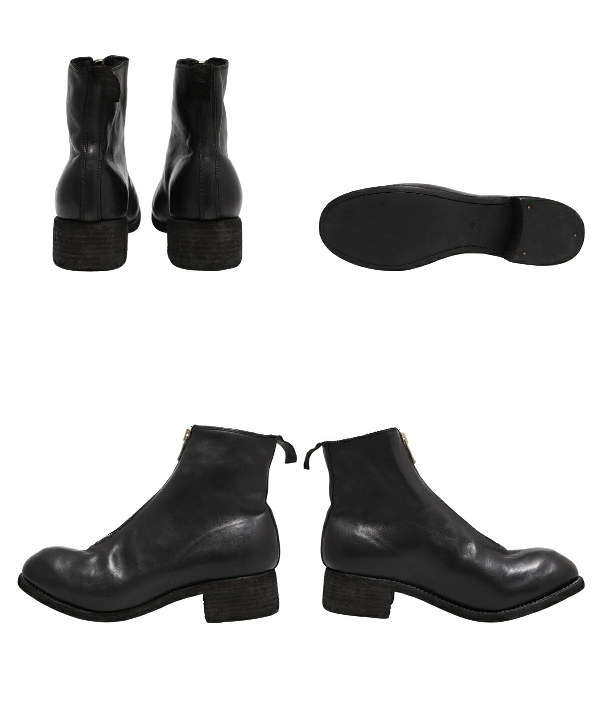 楽天市場】[P5倍]GUIDI : PL1 FRONT ZIP BOOTS HORSE FULL GRAIN : PL1