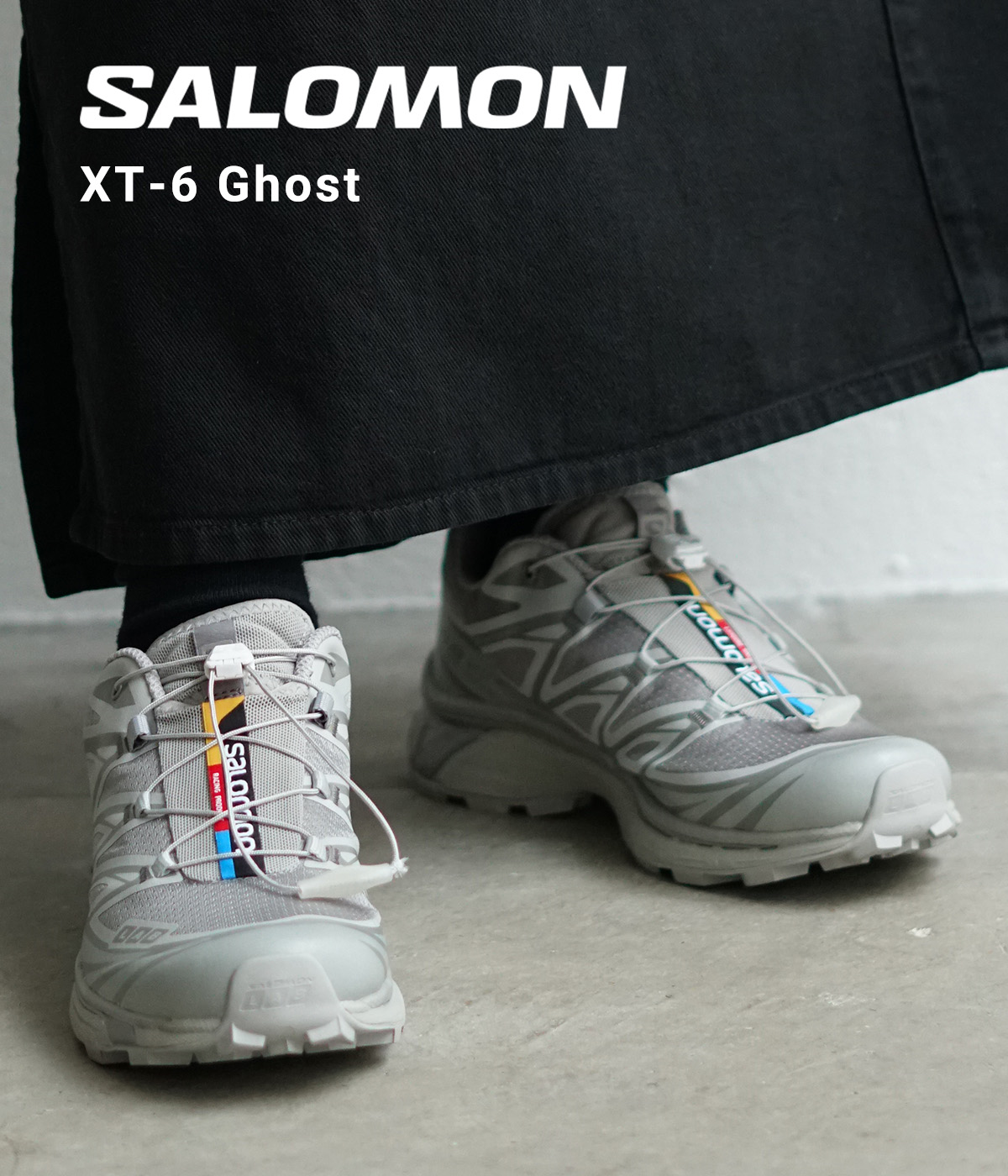 楽天市場】[送料無料]SALOMON SNEAKERS : XT-6 Ghost Gray/Ghost Gray