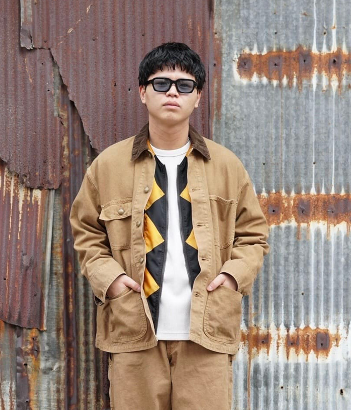 楽天市場】[P5倍]orSlow : RELAX FIT OXFORD COVERALL : 01-6034-53S