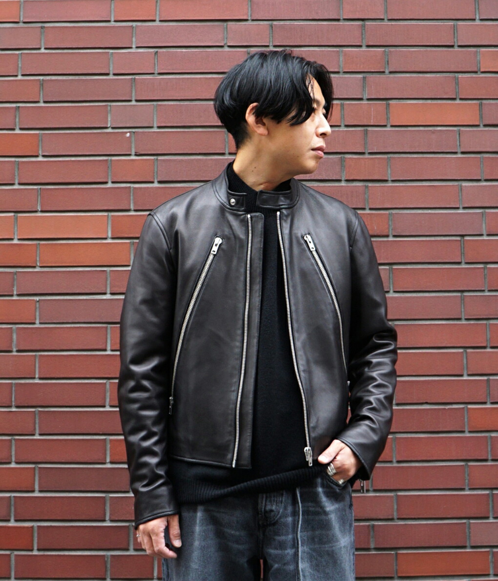 楽天市場】[P5倍]Maison Margiela : 5-ZIP LEATHER JACKET : S50AM0489