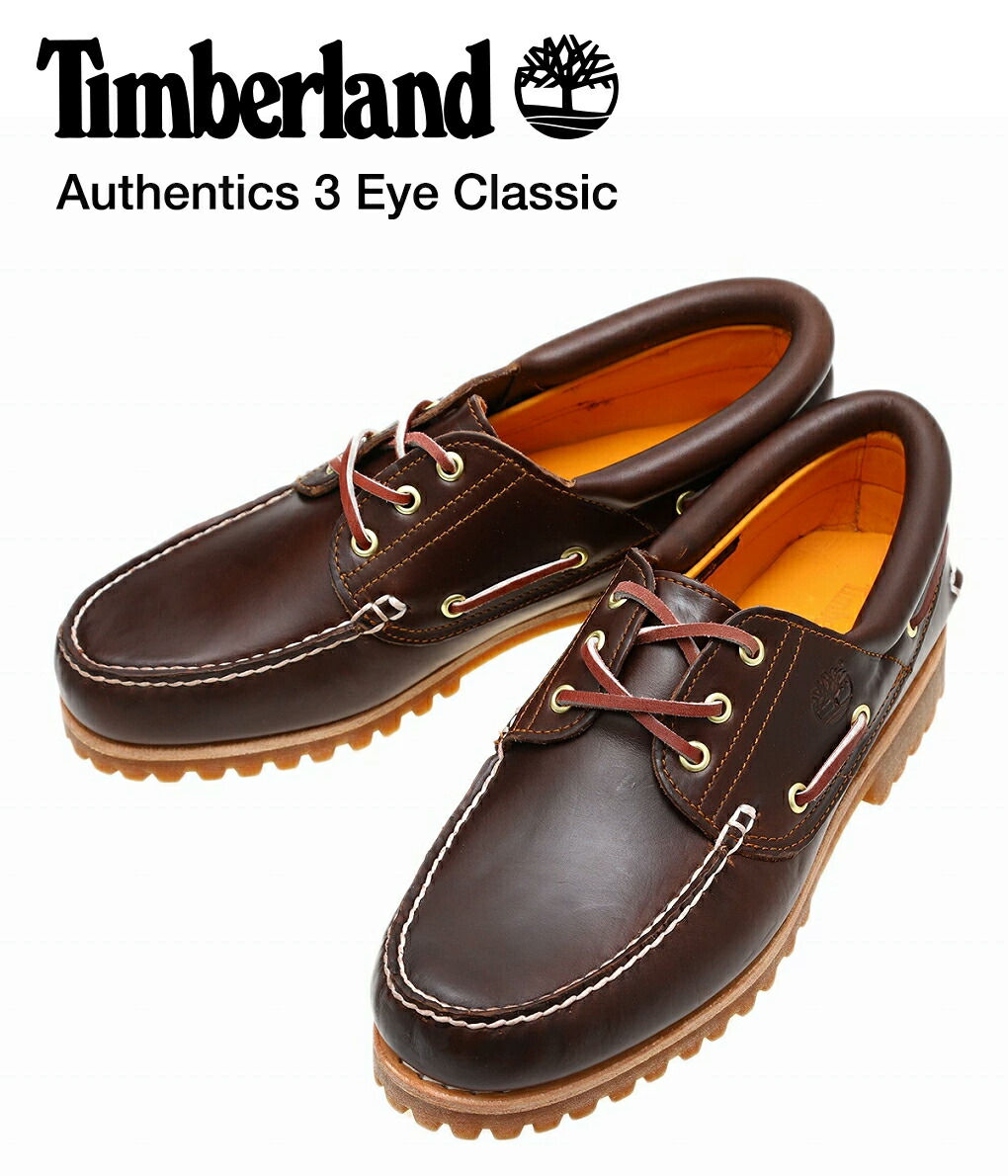楽天市場】[P5倍]Timberland : Authentics 3 Eye Classic : 30003[WAX