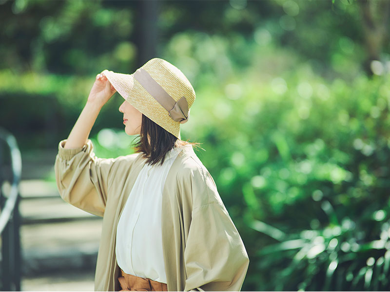 楽天市場】麦わら帽子 田中帽子店 Olivia(オリビア)女優帽 リボン