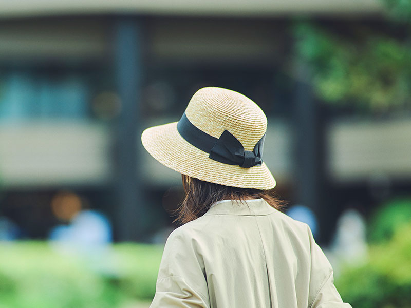 楽天市場】麦わら帽子 田中帽子店 Olivia(オリビア)女優帽 リボン