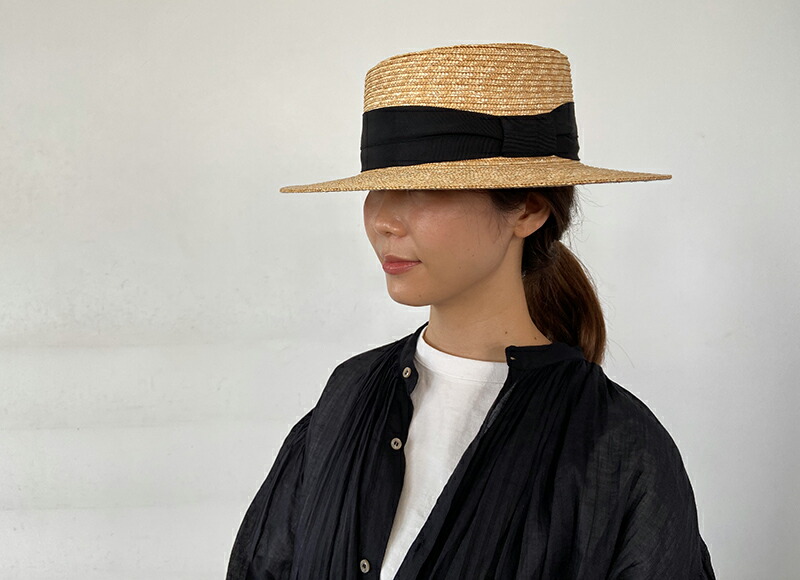 楽天市場】田中帽子店 カンカン帽 アルマ Alma ポークパイハット つば