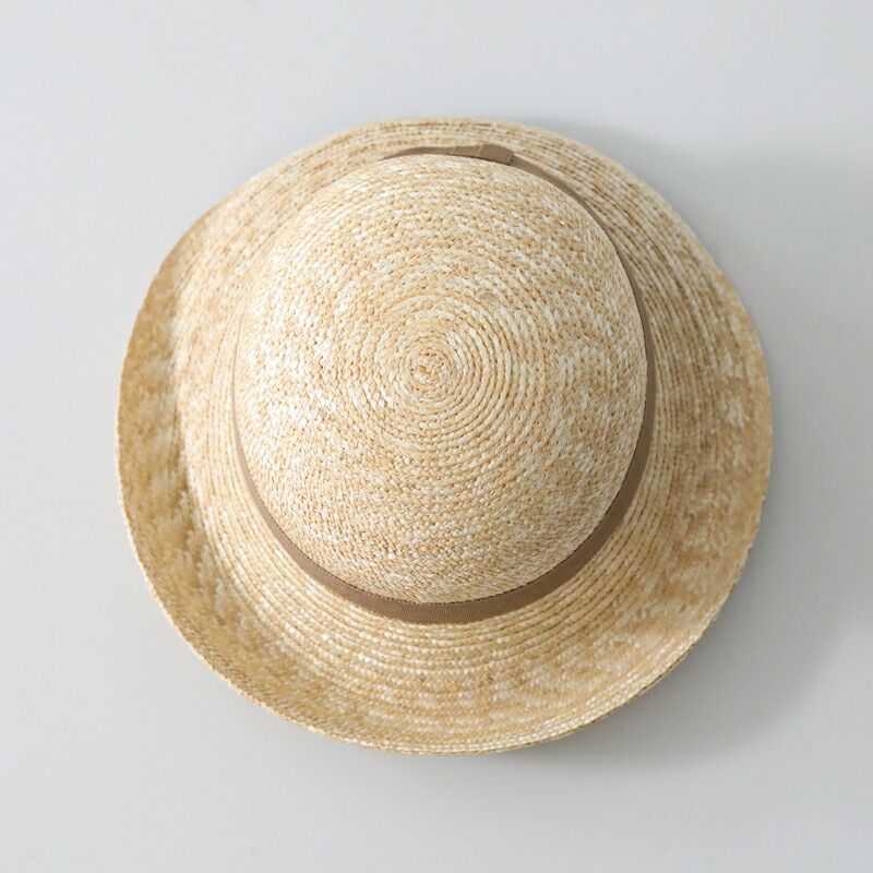 楽天市場】田中帽子店 麦わら ブルトン マッシュ ベージュ ブラック