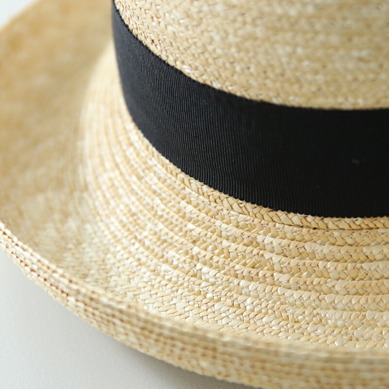 楽天市場】田中帽子店 麦わら ブルトン マッシュ ベージュ ブラック
