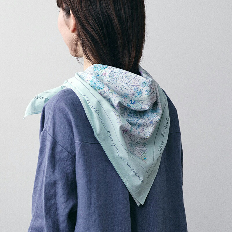 楽天市場】fog linen work イザベルボワノ スカーフ 80×80cm ハンカチ