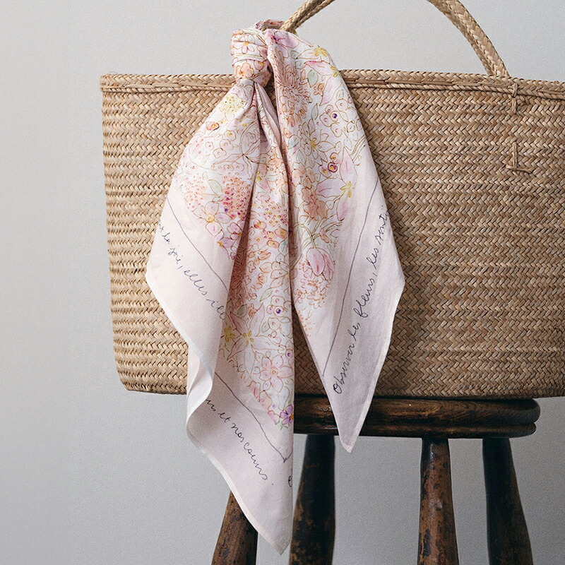 楽天市場】fog linen work イザベルボワノ スカーフ 80×80cm ハンカチ