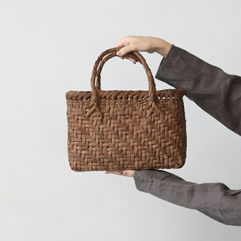 楽天市場】山葡萄かごバッグ 細網代 (中) YB-123 長野県の里山で採れた