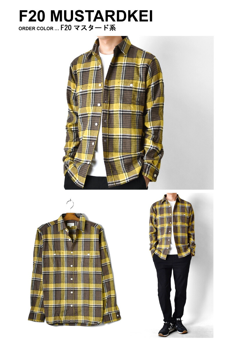 楽天市場】ネルシャツ チェックシャツ 長袖シャツ メンズファッション