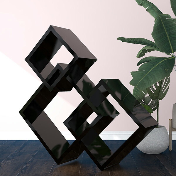 楽天市場】飾り棚 おしゃれ オープンシェルフ ラック ディスプレイ 棚