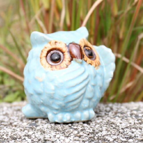 楽天市場】【ふくろう】フクロウ 陶器 オブジェ 玄関 金運 学力 賢者