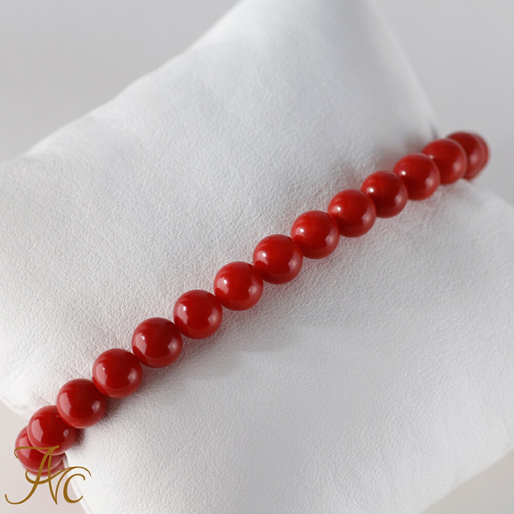 楽天市場】≪1年保証付き≫ 最高級！赤珊瑚7ミリUP 玉上品 希少 貴重