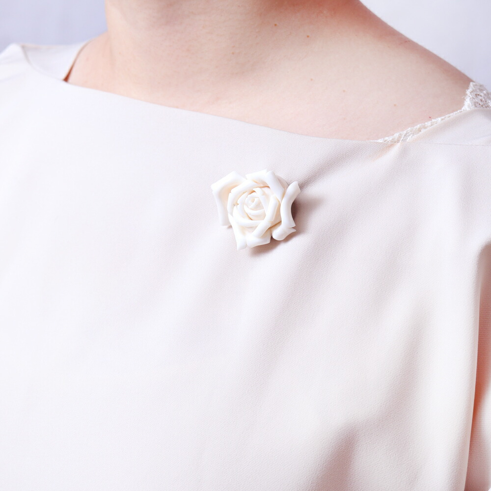 楽天市場】≪1年保証付き≫白珊瑚 薔薇 ブローチ SAM プラチナ