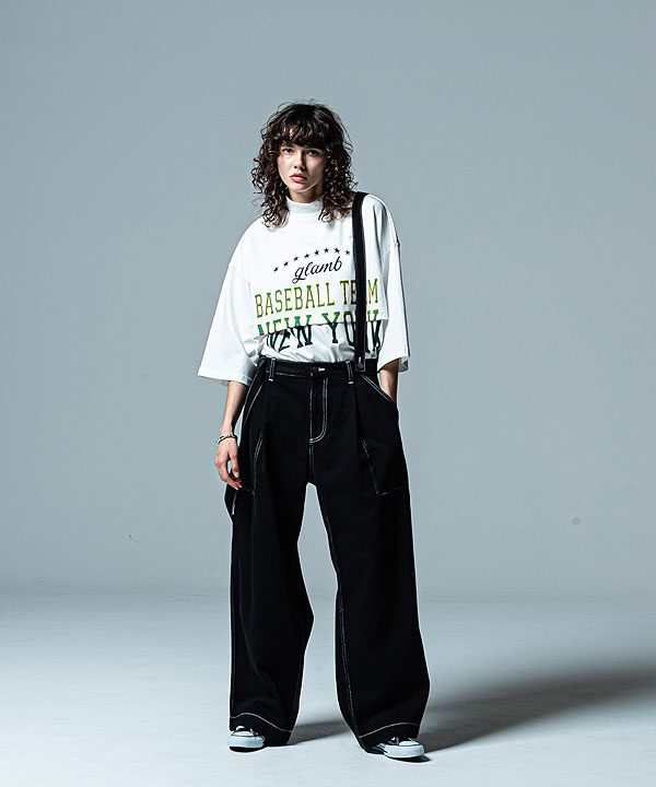 楽天市場】20％OFF SALE セール glamb グラム Suspender Raw Denim