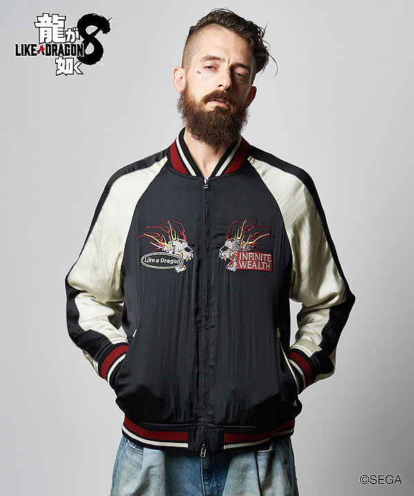 楽天市場】glamb×龍が如く8 glamb グラム Kazuma Kiryu Ska Jumper