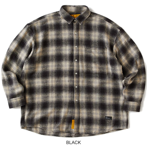 楽天市場】FAT エフエーティー GIGANNEL メンズ シャツ 長袖 チェック