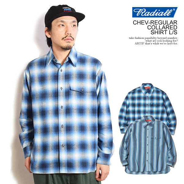 楽天市場】RADIALL ラディアル CHEV - REGULAR COLLARED SHIRT L/S