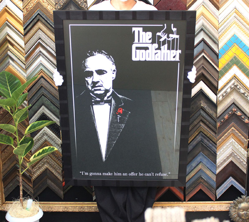 楽天市場】インテリアアート「ゴッドファーザー」映画ポスター 展示用