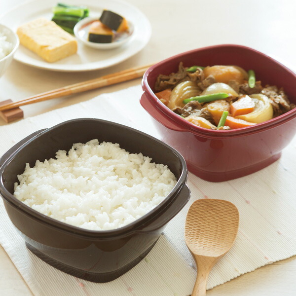 楽天市場】＼10%OFFクーポン／ 真空容器 保存容器 真空おひつ 角 2.0合