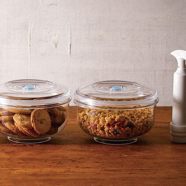 楽天市場】＼10%OFFクーポン／ 真空サラダボウルクリア（真空ポンプ