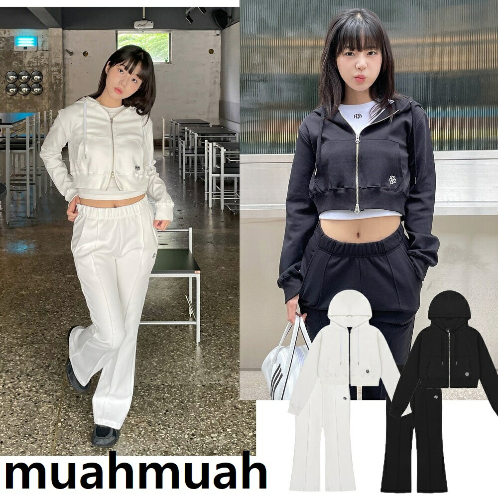 楽天市場】muahmuah【セット】スリムフィット フードジップアップ