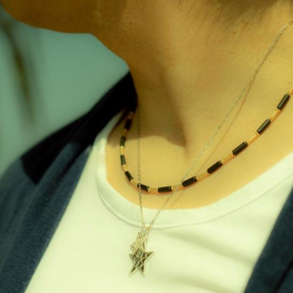 楽天市場】リルワンスター ネックレス AiM4 K18 50cm 健康