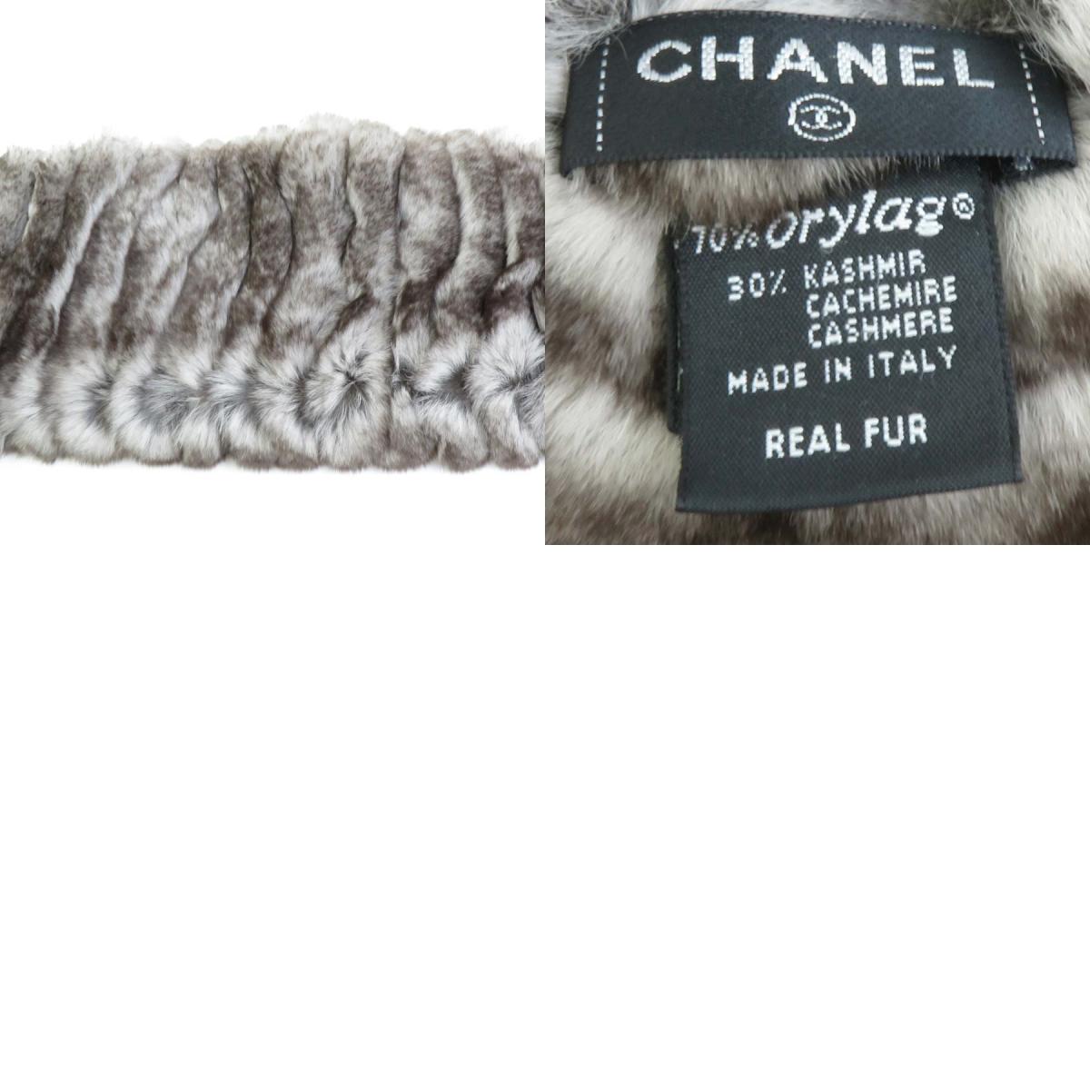 楽天市場】シャネル CHANEL マフラー ファーマフラー ココマーク