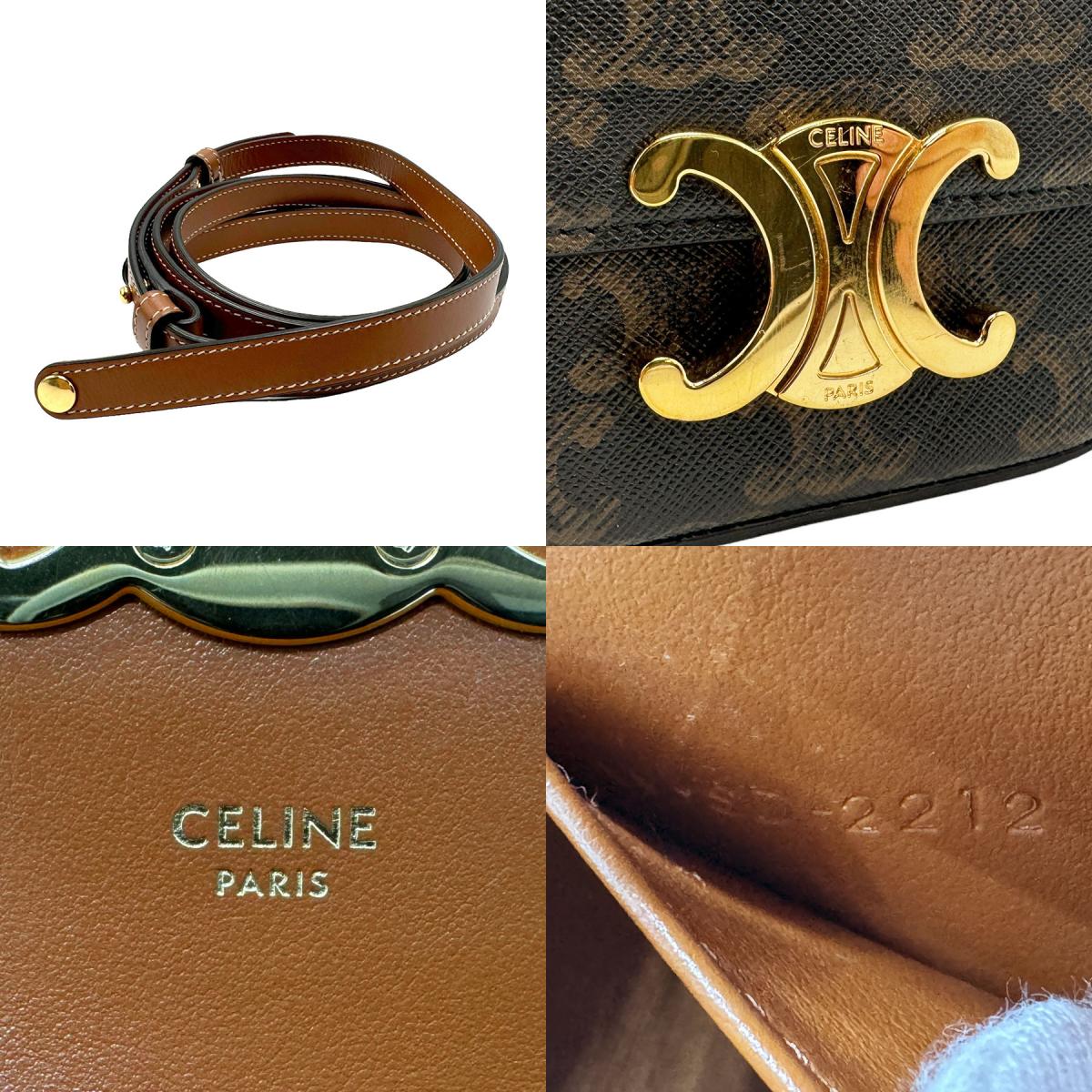 楽天市場】セリーヌ CELINE ショルダーバッグ トリオンフ PVC