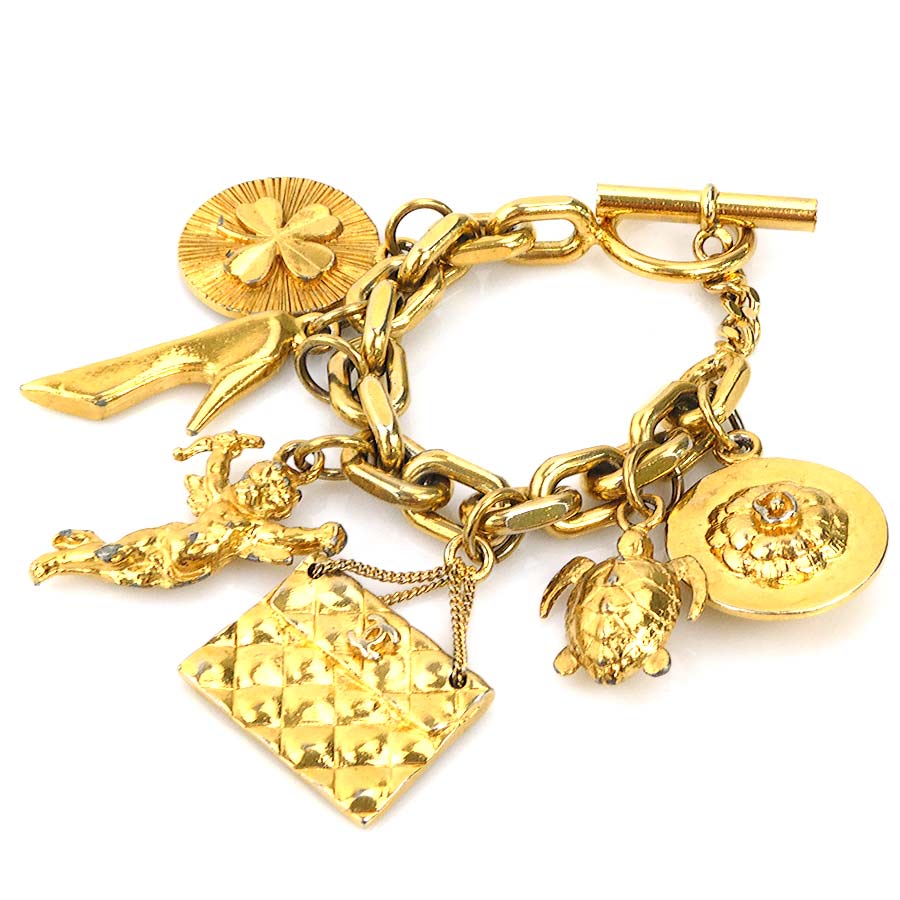 楽天市場】シャネル CHANEL ブレスレット ヴィンテージ アイコン