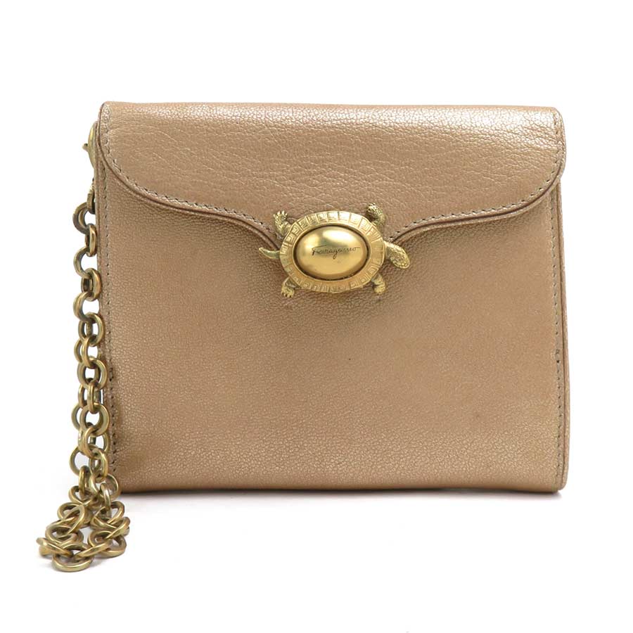 楽天市場】チェーン ウォレット フェラガモの通販