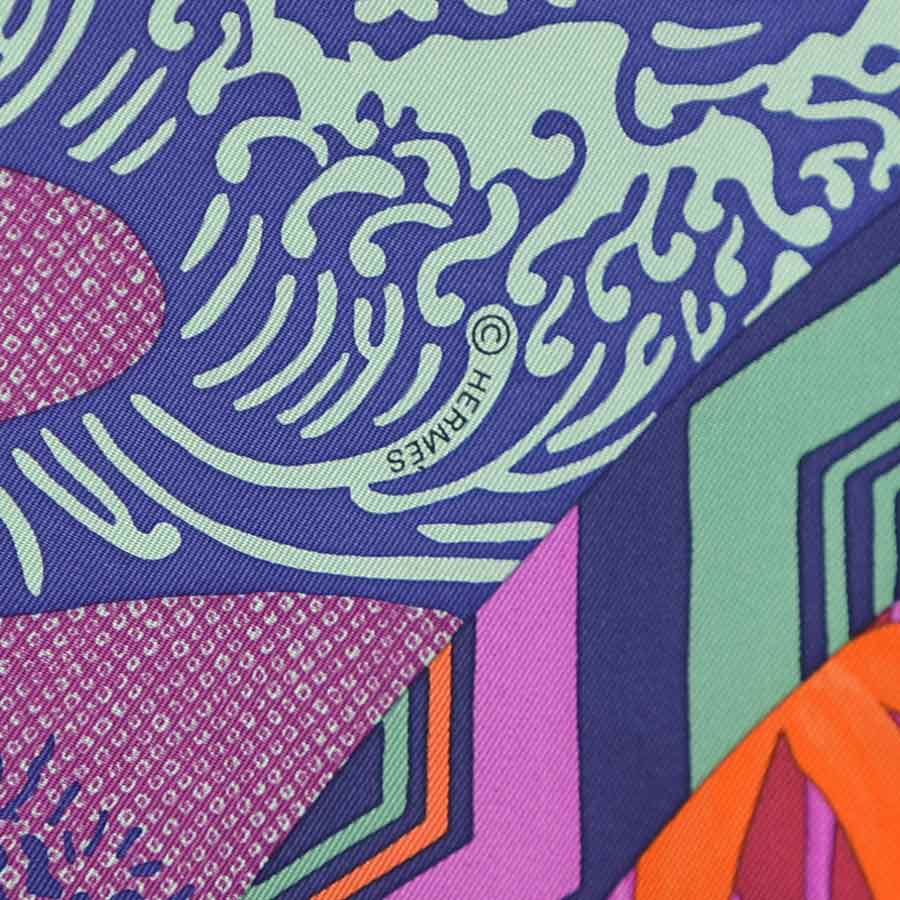 楽天市場】エルメス HERMES スカーフ カレ90 EX-LIBRIS EN KIMONOS