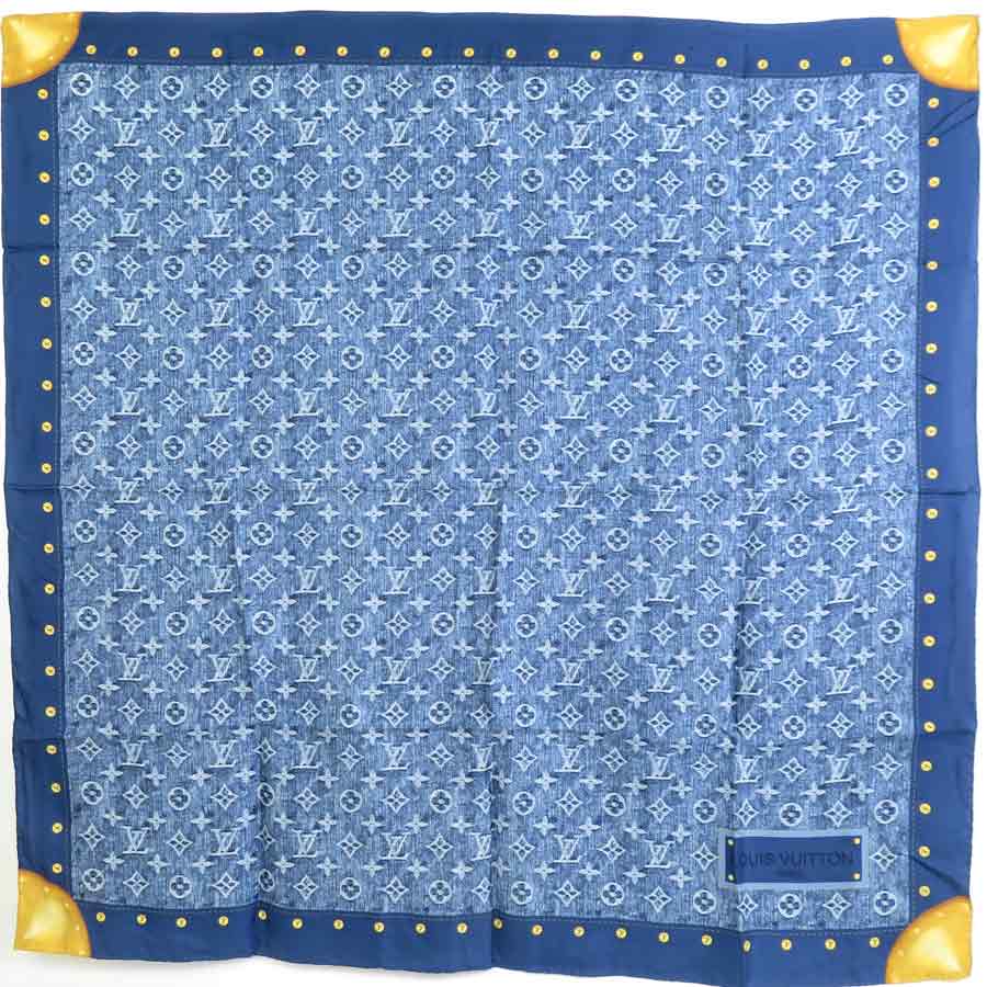 楽天市場】ルイ ヴィトン LOUIS VUITTON スカーフ モノグラム デニム