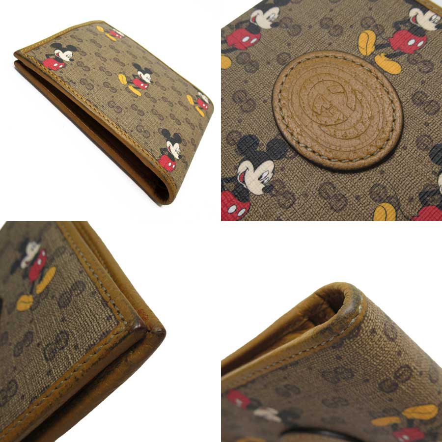 楽天市場】グッチ GUCCI 二つ折り財布 GG DISNEY（ディズニー）x GUCCI