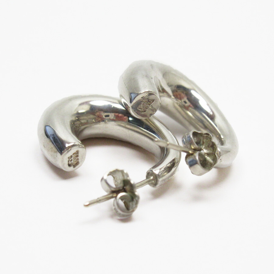 楽天市場】ティファニー Tiffany&Co. ピアス ハーフ フープピアス